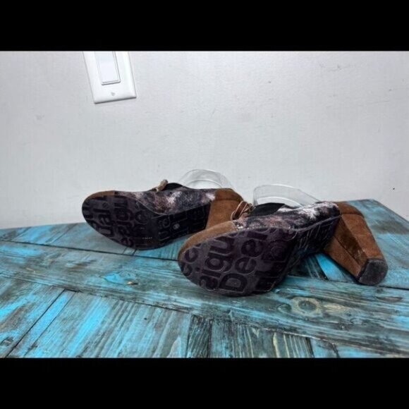 Desigual Heeled Boots SIZE 36=5.5 - Picture 6 of 13